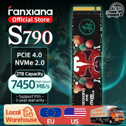 [EU/US Shipping]Fanxiang S500 Pro/S790 M.2 SSD 4TB 2TB 1TB Hard Disk M.2 NVMe SSD Internal Solid State Drive For Laptop Desktop