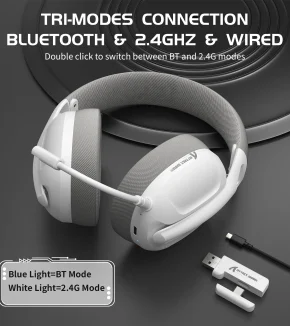 ATTACK SHARK L80 wireless gaming headset with microphone