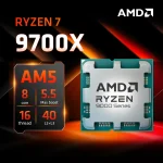 AMD Ryzen 7 9700X CPU 5.5GHz 8-Core 16-Thread 40MB Game Cache 4NM Socket AM5 Gaming Processor without Package for PC Gamer