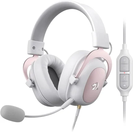 Redragon H510 Zeus White wired gaming headset with microphone